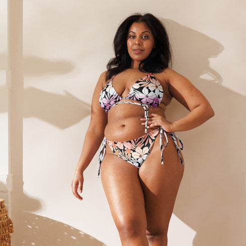 Lesbian Pride Aloha String Bikini